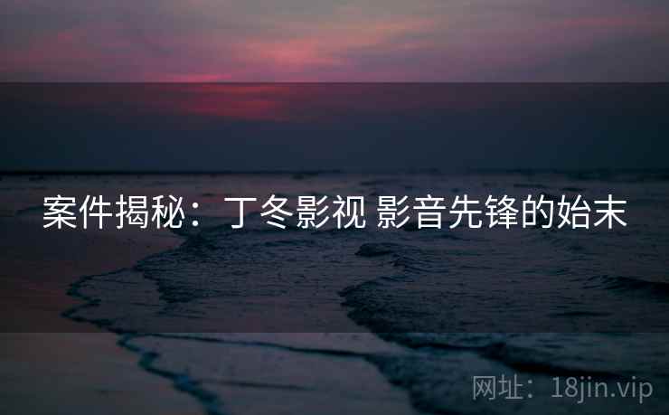 案件揭秘：丁冬影视 影音先锋的始末
