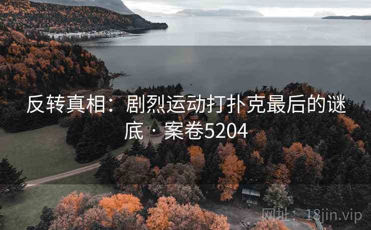 反转真相:剧烈运动打扑克最后的谜底 · 案卷5204